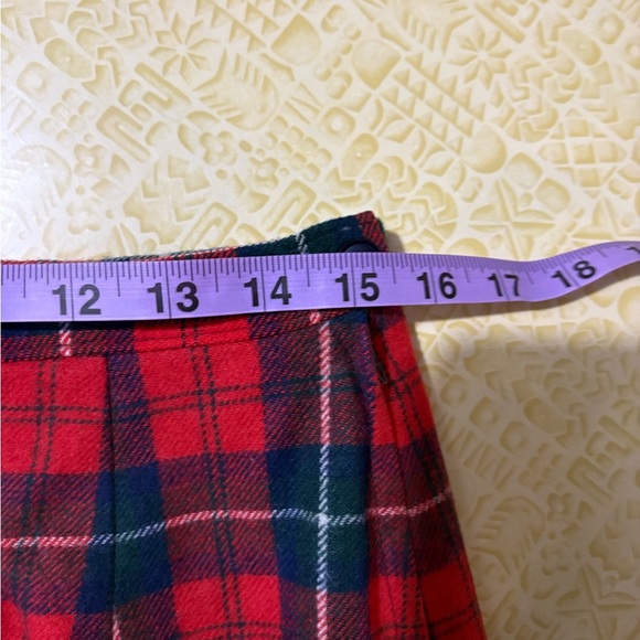 Pendleton Red and Green Plaid Midi Skirt - Picture 8 of 8
